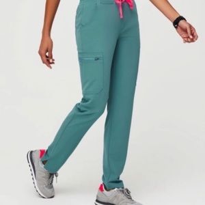 FIGS yola skinny pants TALL hydrogreen